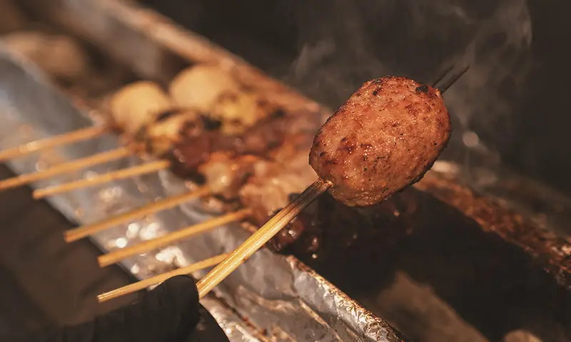 地鶏を使った季節の料理